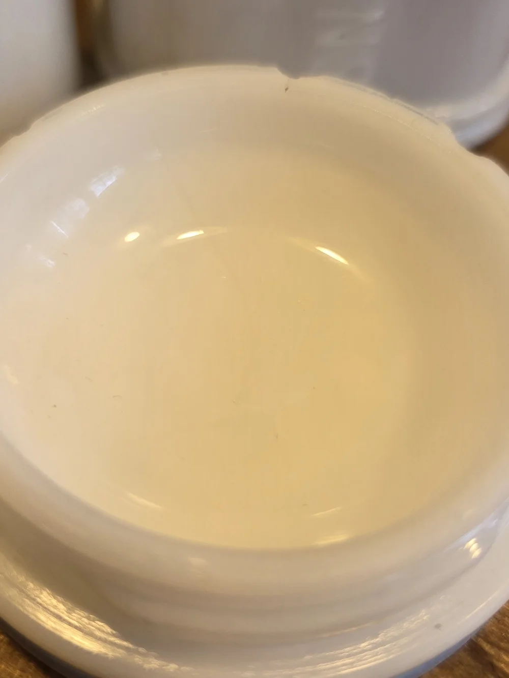 VTG Milk Glass Jars Lot Of 5 White Various